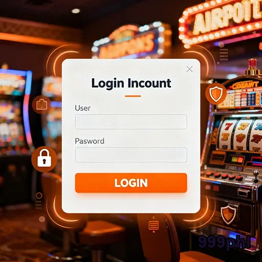 User logging into 999phl for secure casino gaming